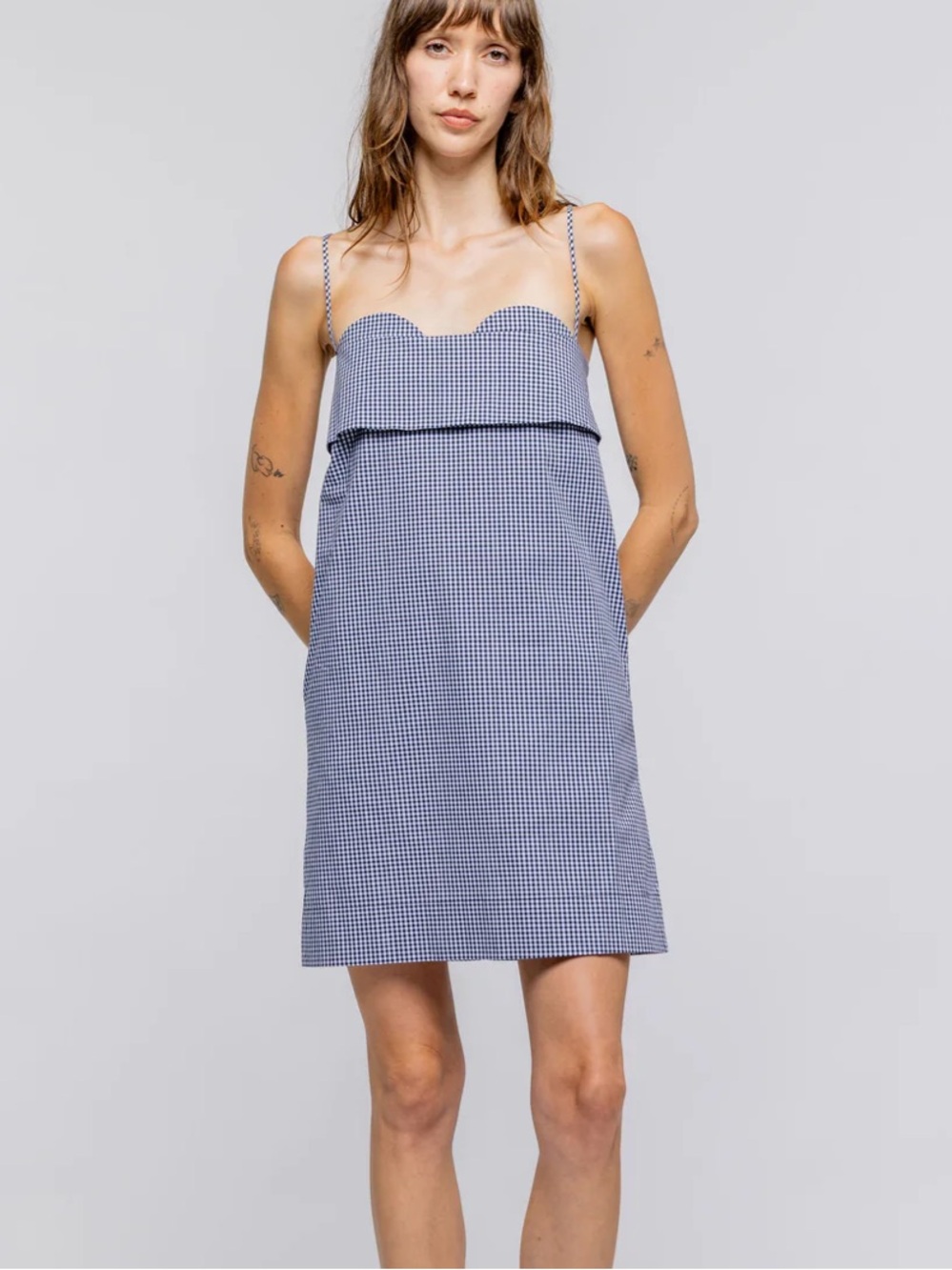 Toit Volant VERONA SHORT DRESS 2.0 - NAVY WHITE